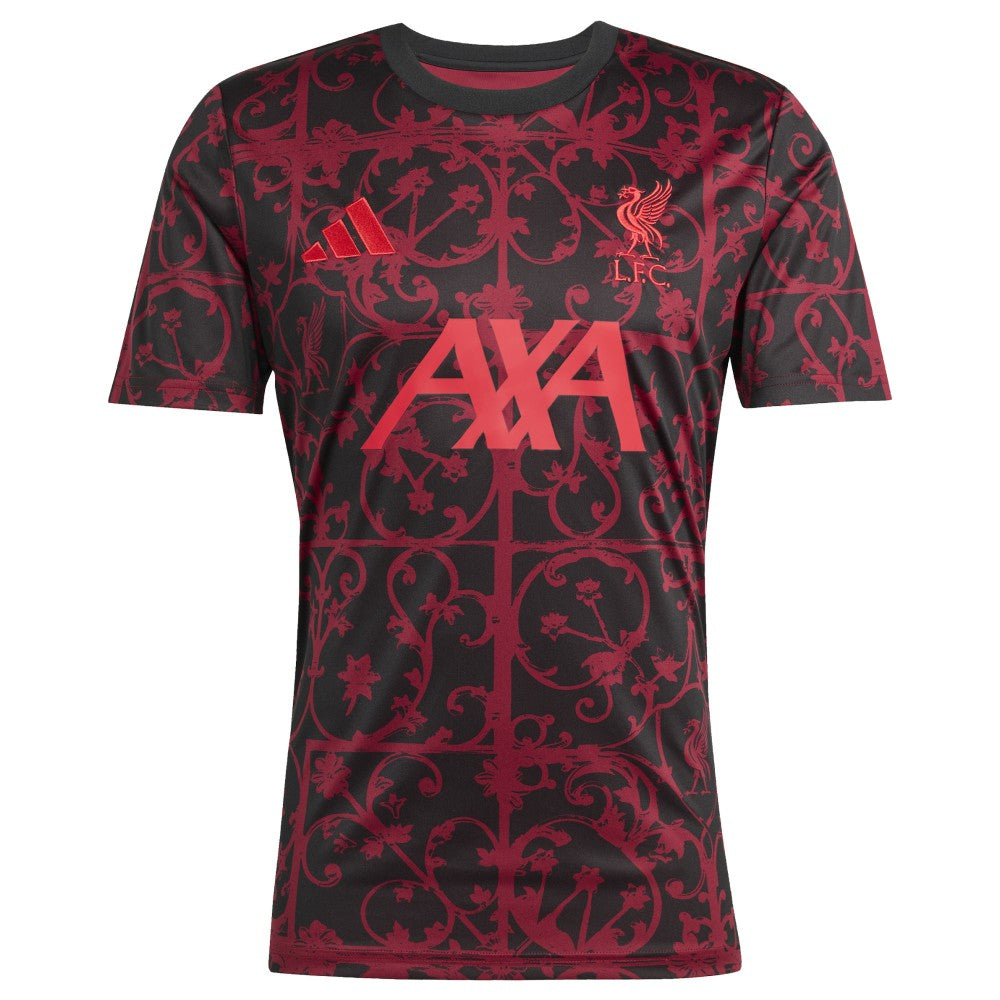 Liverpool 2025/26 AEROREADY Pre-Match Top Black