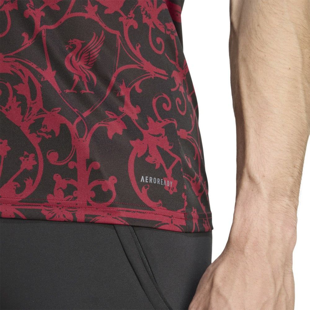Liverpool 2025/26 AEROREADY Pre-Match Top Black