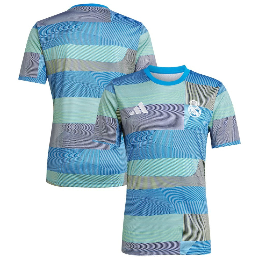 Real Madrid 2025/26 AEROREADY Pre-Match Top Blue