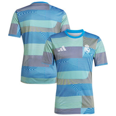 Real Madrid 2025/26 AEROREADY Pre-Match Top Blue
