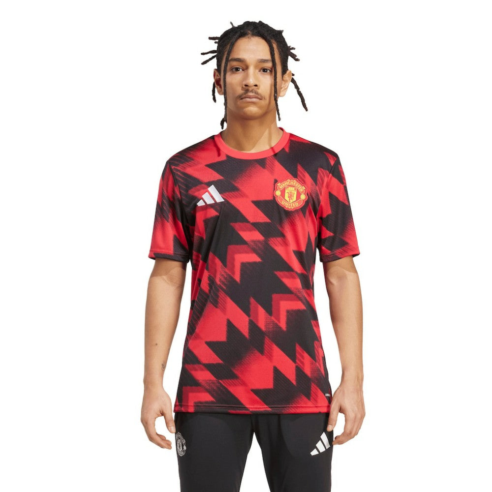 Manchester United 2025/26 AEROREADY Pre-Match Top Red
