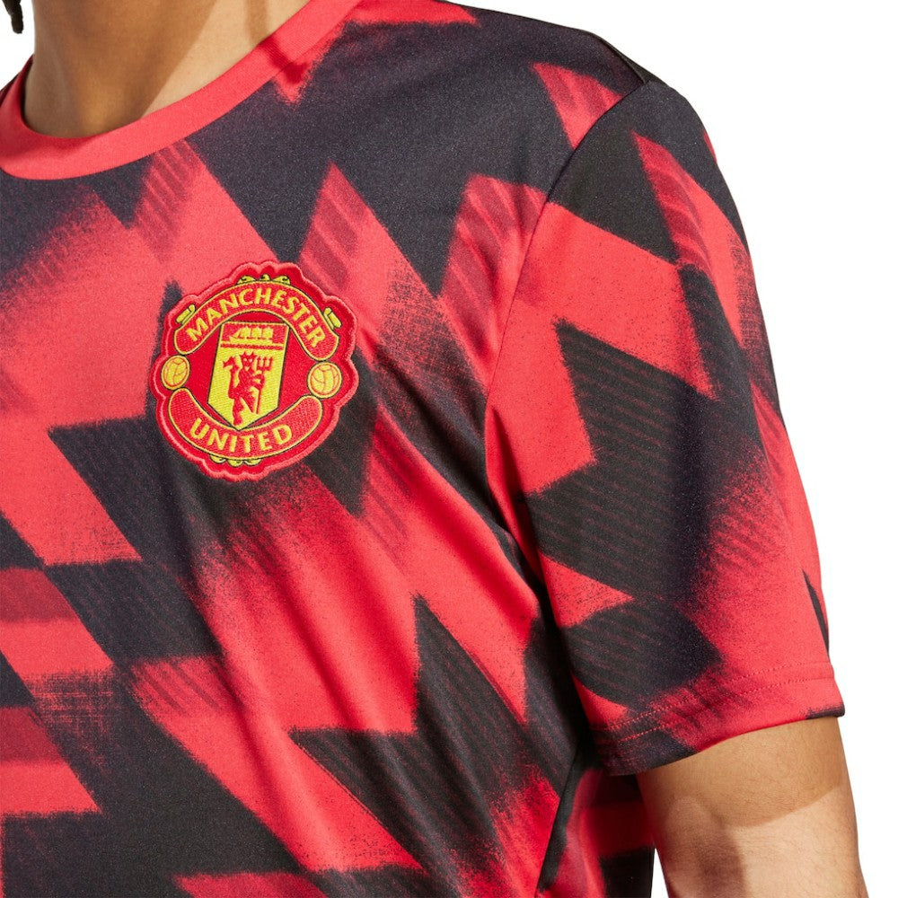 Manchester United 2025/26 AEROREADY Pre-Match Top Red