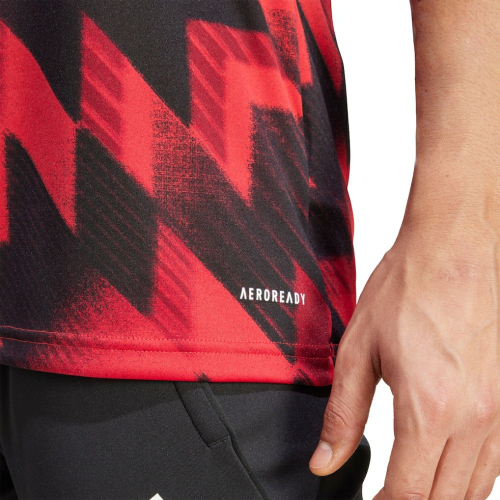 Manchester United 2025/26 AEROREADY Pre-Match Top Red