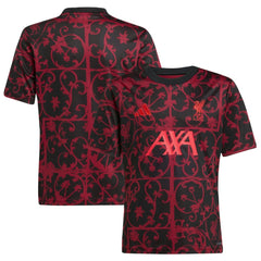 Liverpool Youth 2025/26 Pre-Match AEROREADY Top Black