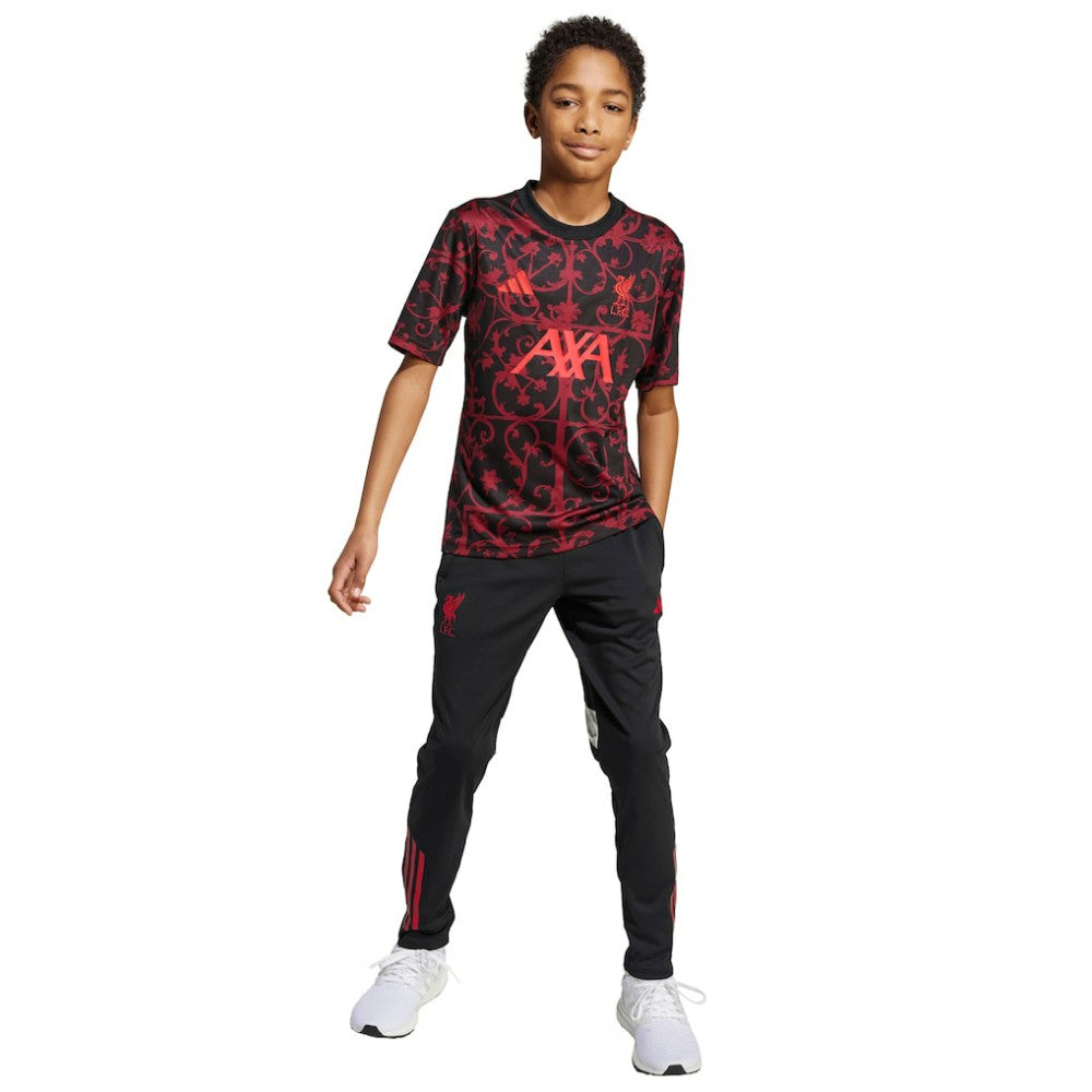 Liverpool Youth 2025/26 Pre-Match AEROREADY Top Black