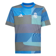 Real Madrid Youth 2025/26 Pre-Match AEROREADY Top Blue