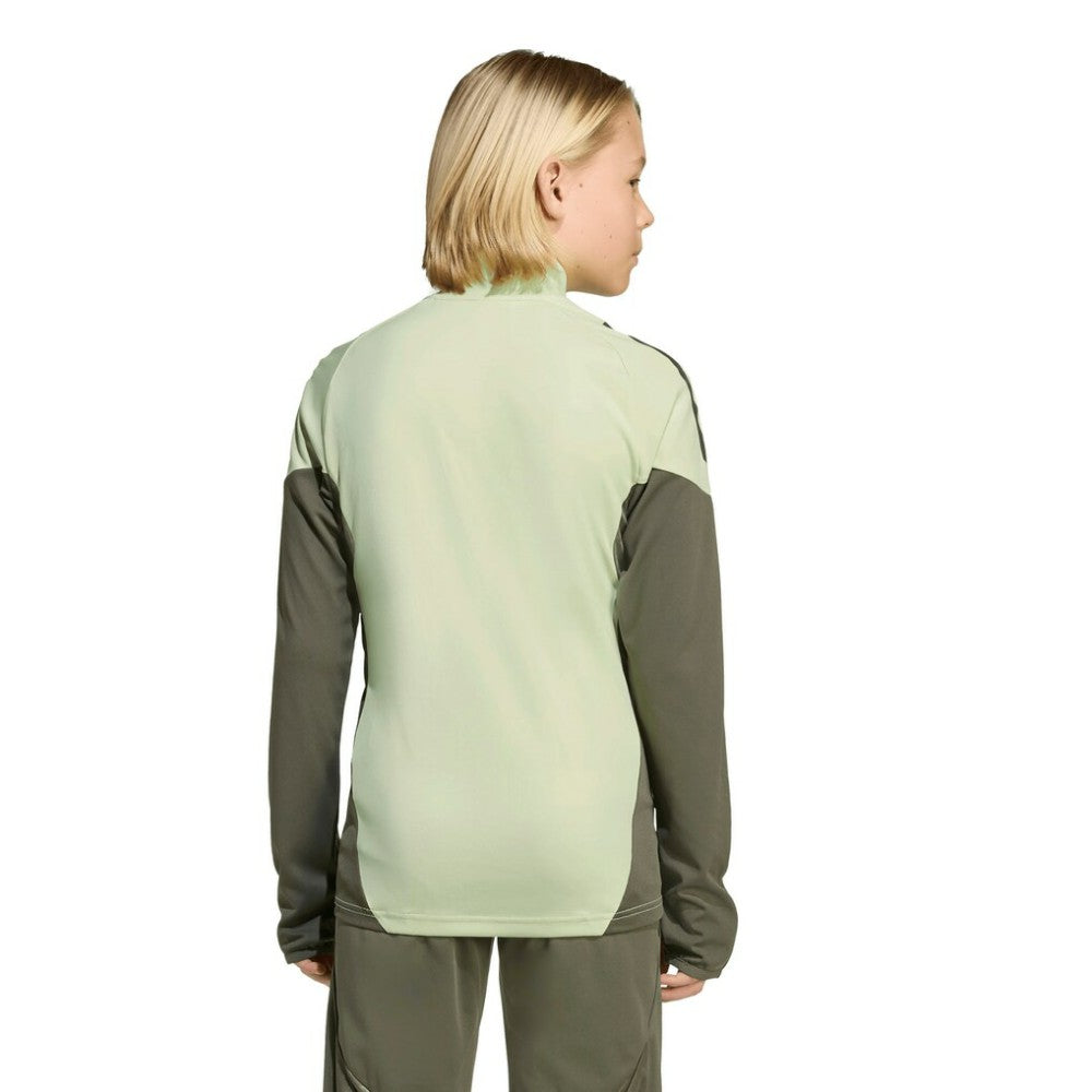 Real Madrid Youth 2025/26 Training AEROREADY Quarter-Zip Pullover Green