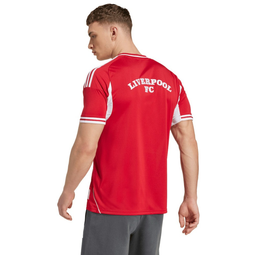 Liverpool Full-Button Baseball Jersey Red