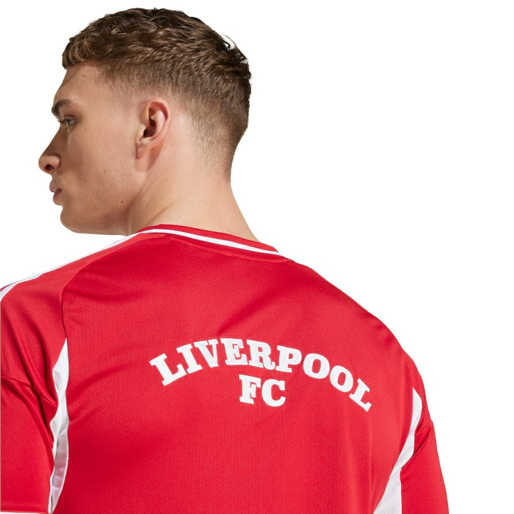 Liverpool Full-Button Baseball Jersey Red