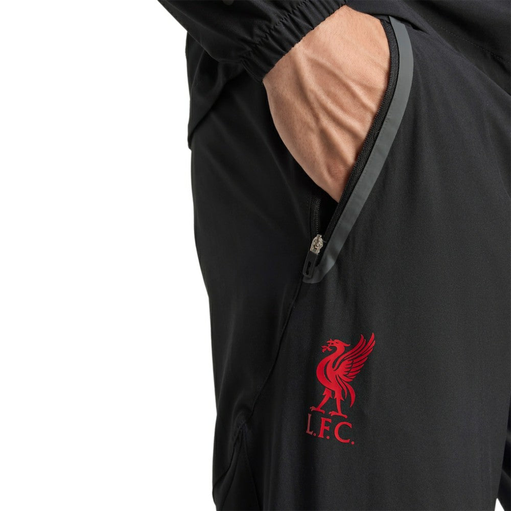 Liverpool 2025/26 Tiro Vis Tech Travel Pants Black