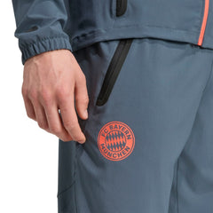 Bayern Munich 2025/26 Tiro Vis Tech AEROREADY Travel Pants Gray