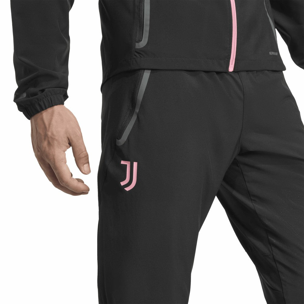 Juventus 2025/26 Tiro Vis Tech AEROREADY Travel Pants Black