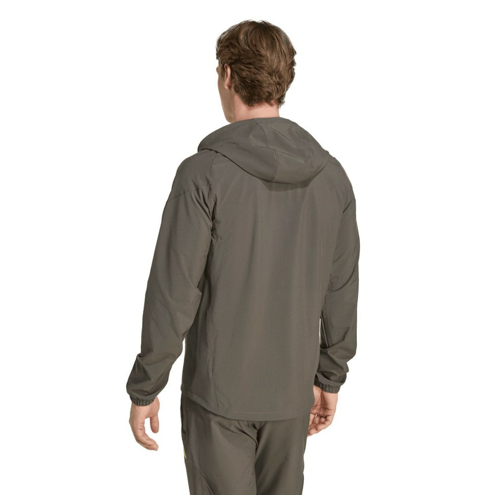 Real Madrid 2025/26 Tiro Vis Tech Travel Jacket Olive sale
