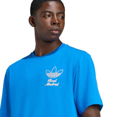 Real Madrid Terrace Icons Collection Graphic T-Shirt Blue