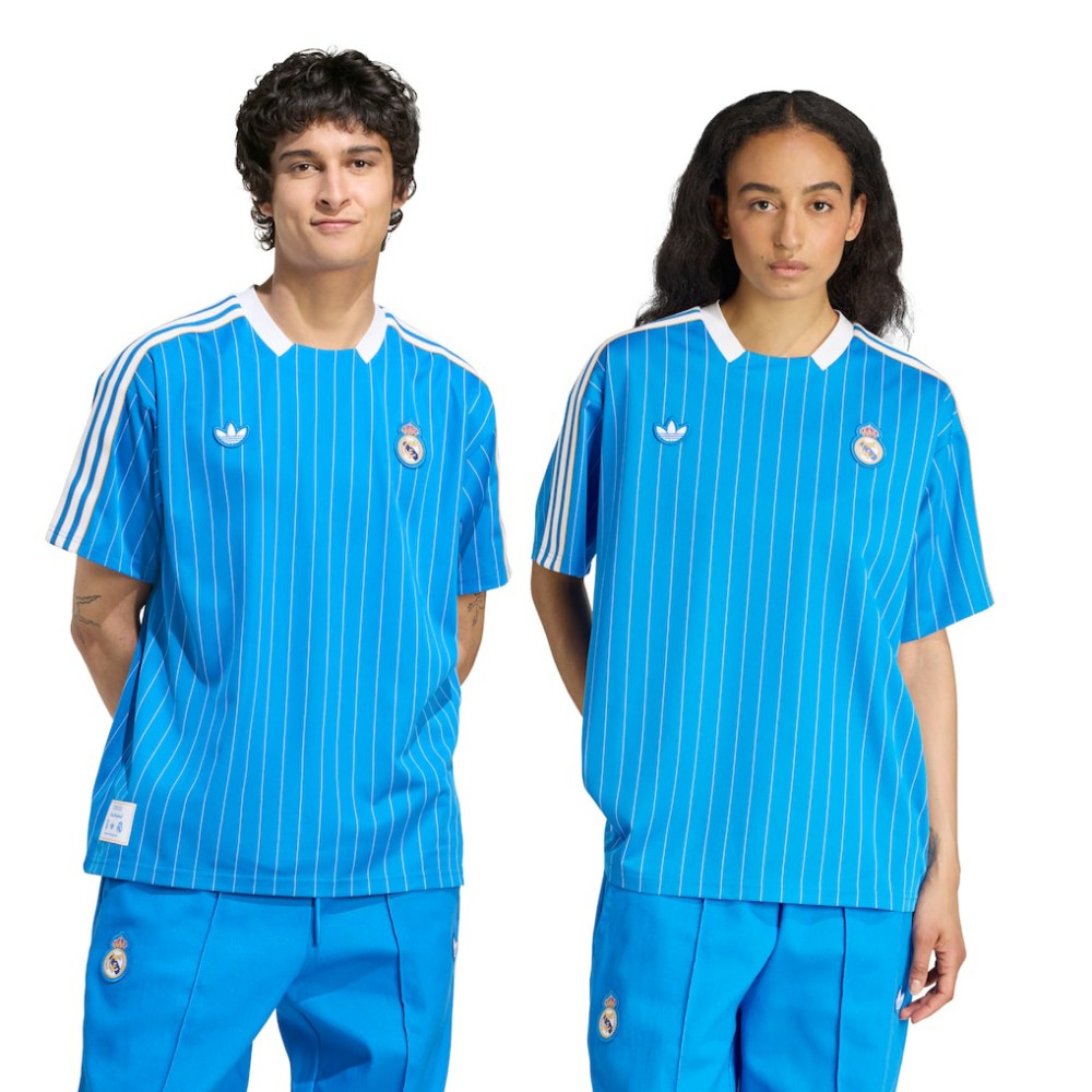 Real Madrid Unisex Terrace Icons Jersey Blue