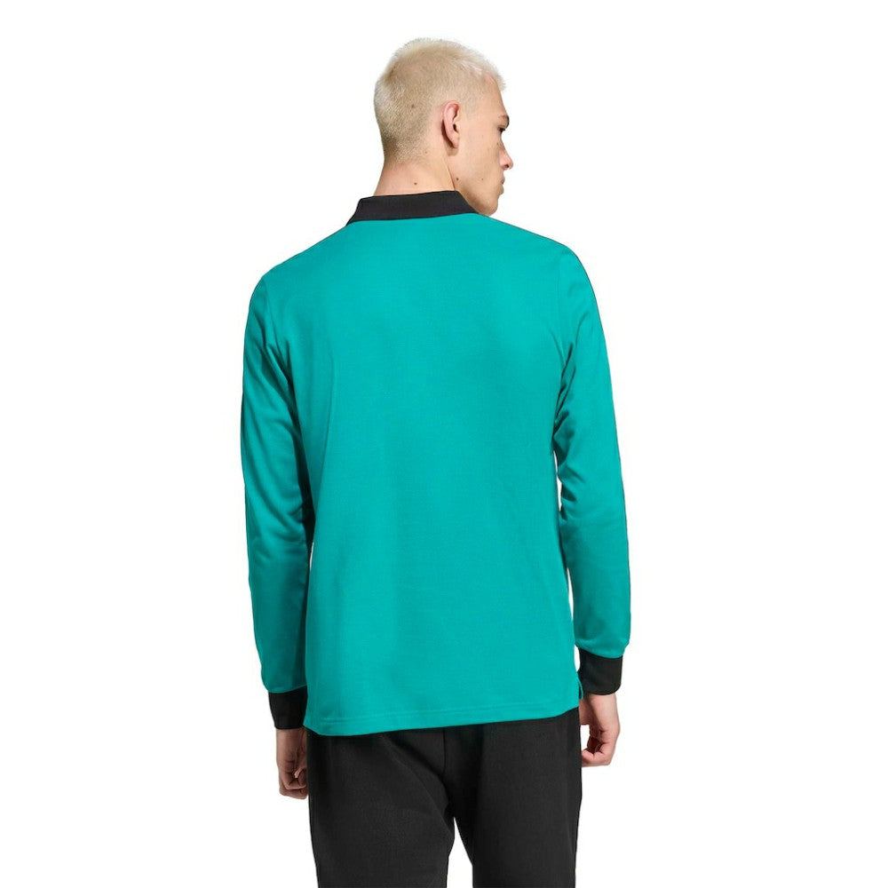Liverpool Terrace Icons Long Sleeve Polo Green