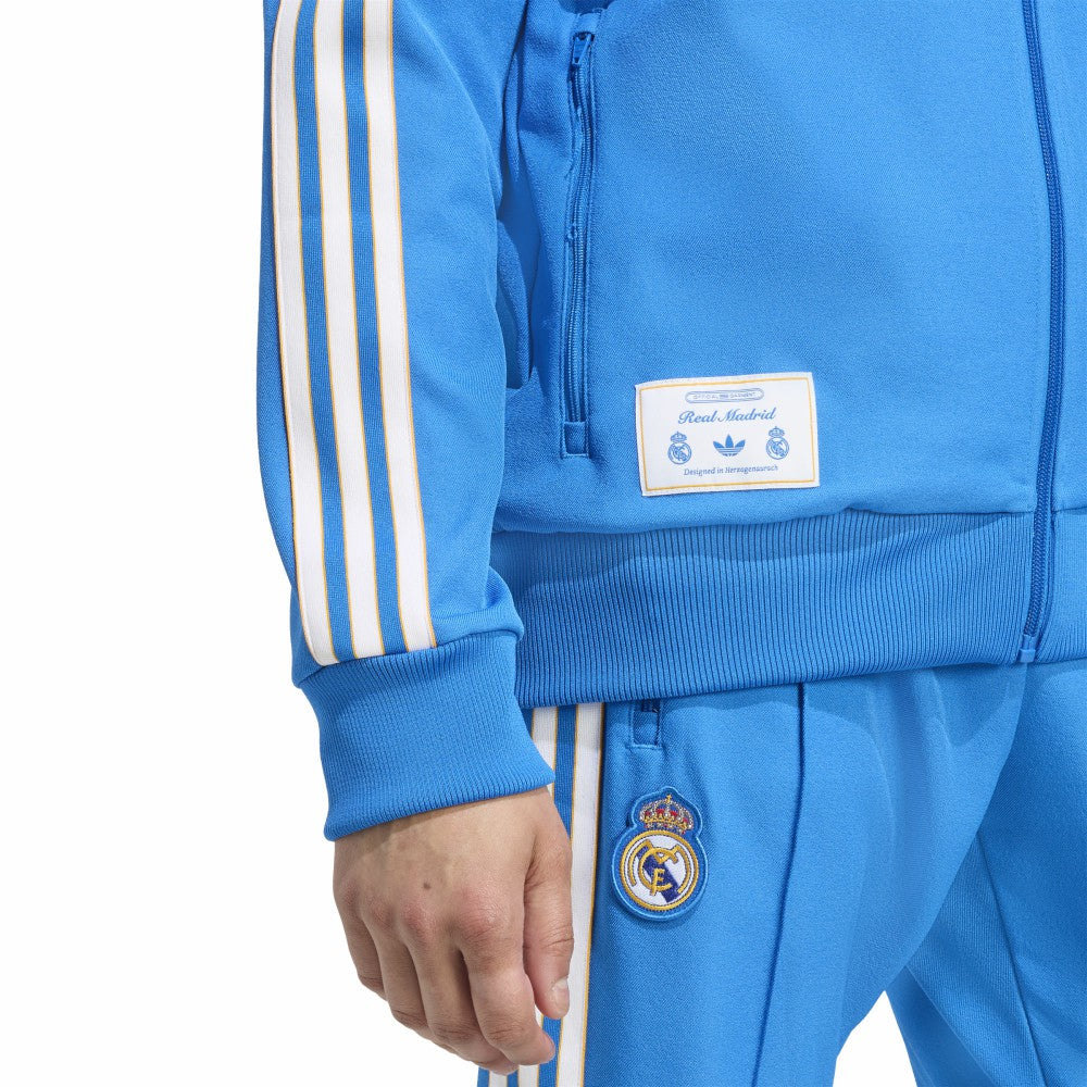 Real Madrid Terrace Icons Full-Zip Track Jacket Blue