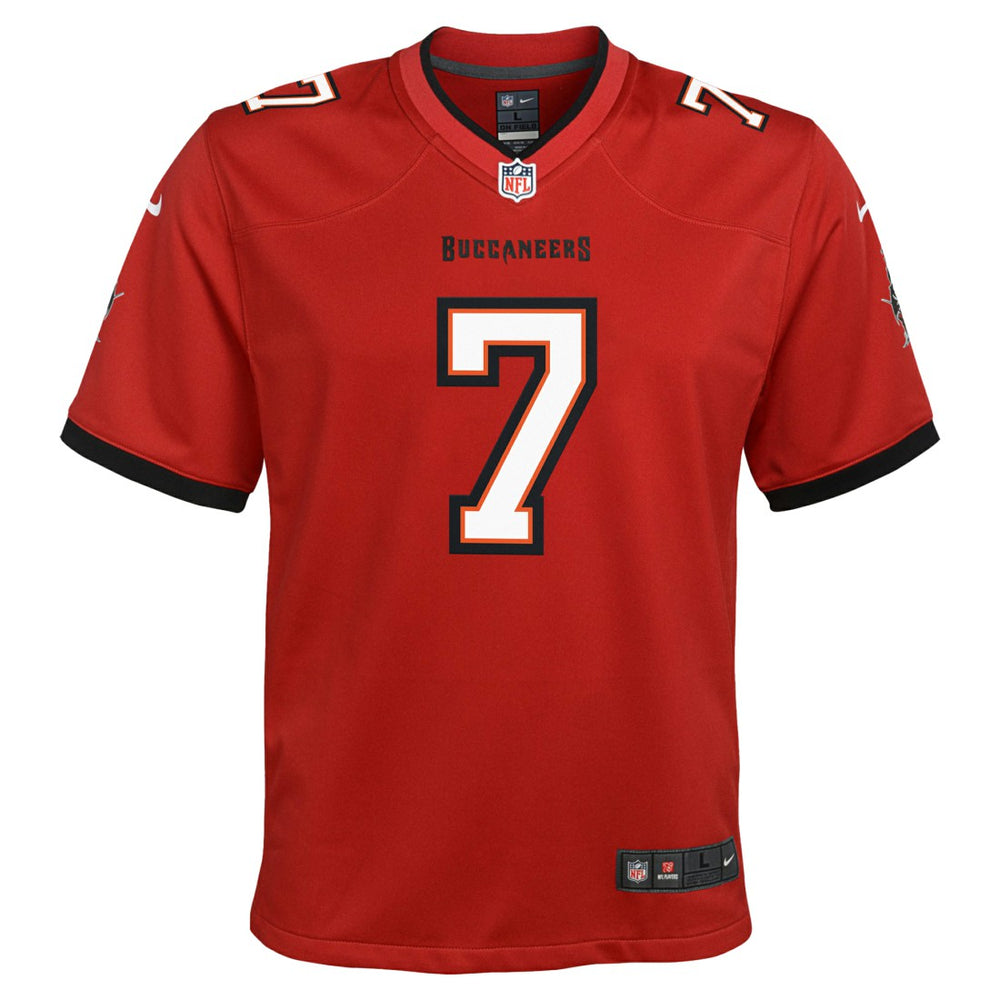 Bucky Irving Tampa Bay Buccaneers Youth Game Jersey Red