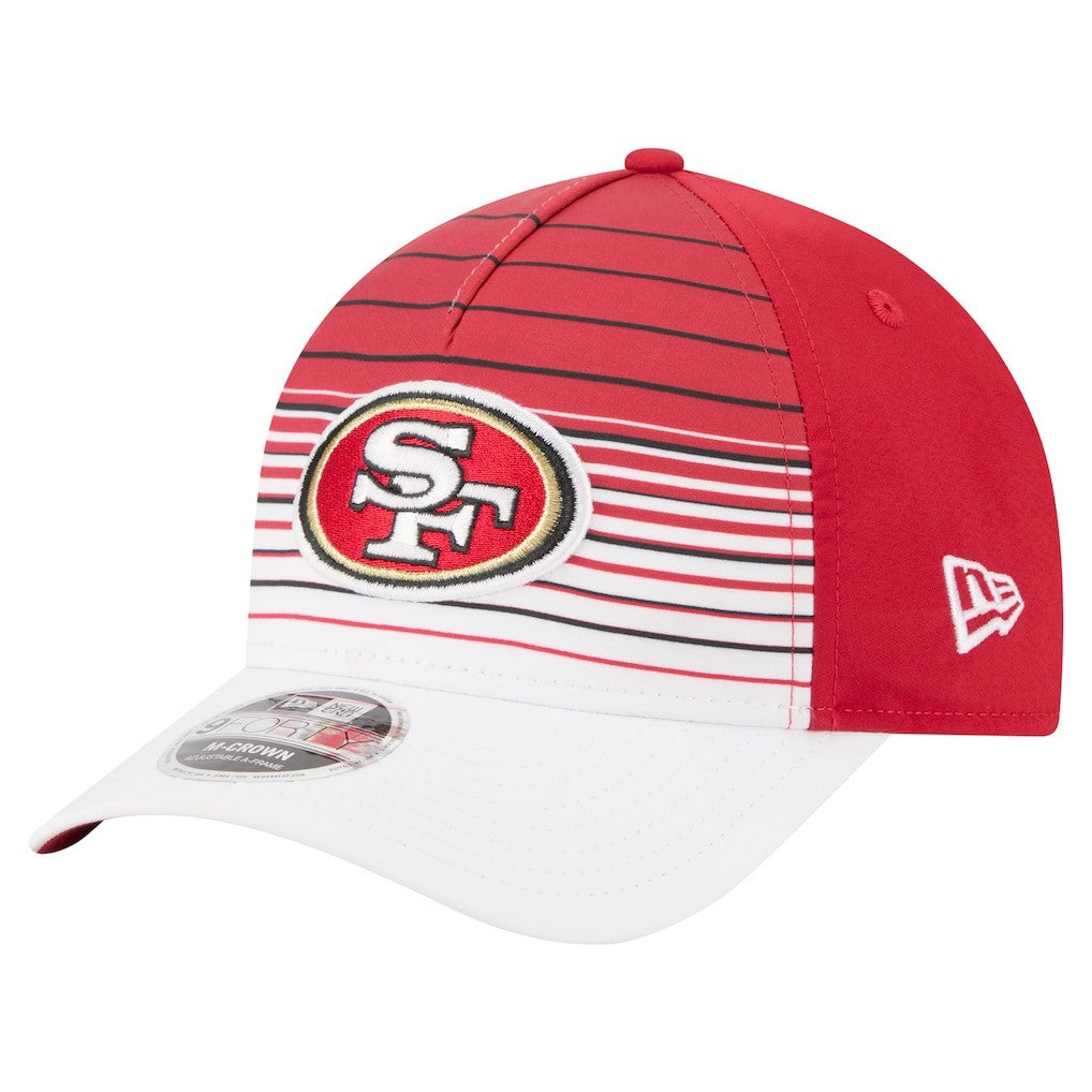 San Francisco 49ers New Era Adventure Gradient 9FORTY M-Crown A-Frame Adjustable Hat White/Scarlet
