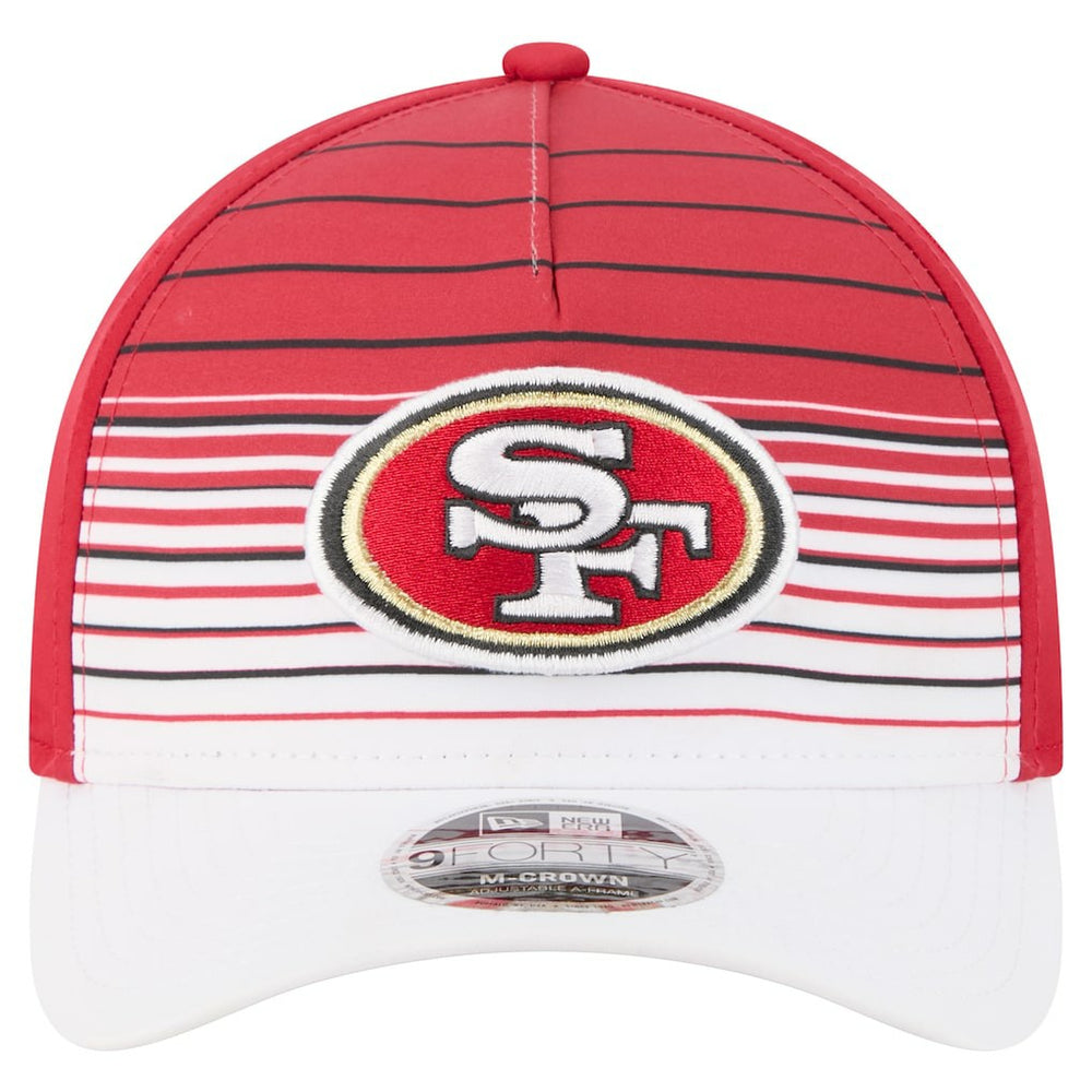 San Francisco 49ers New Era Adventure Gradient 9FORTY M-Crown A-Frame Adjustable Hat White/Scarlet