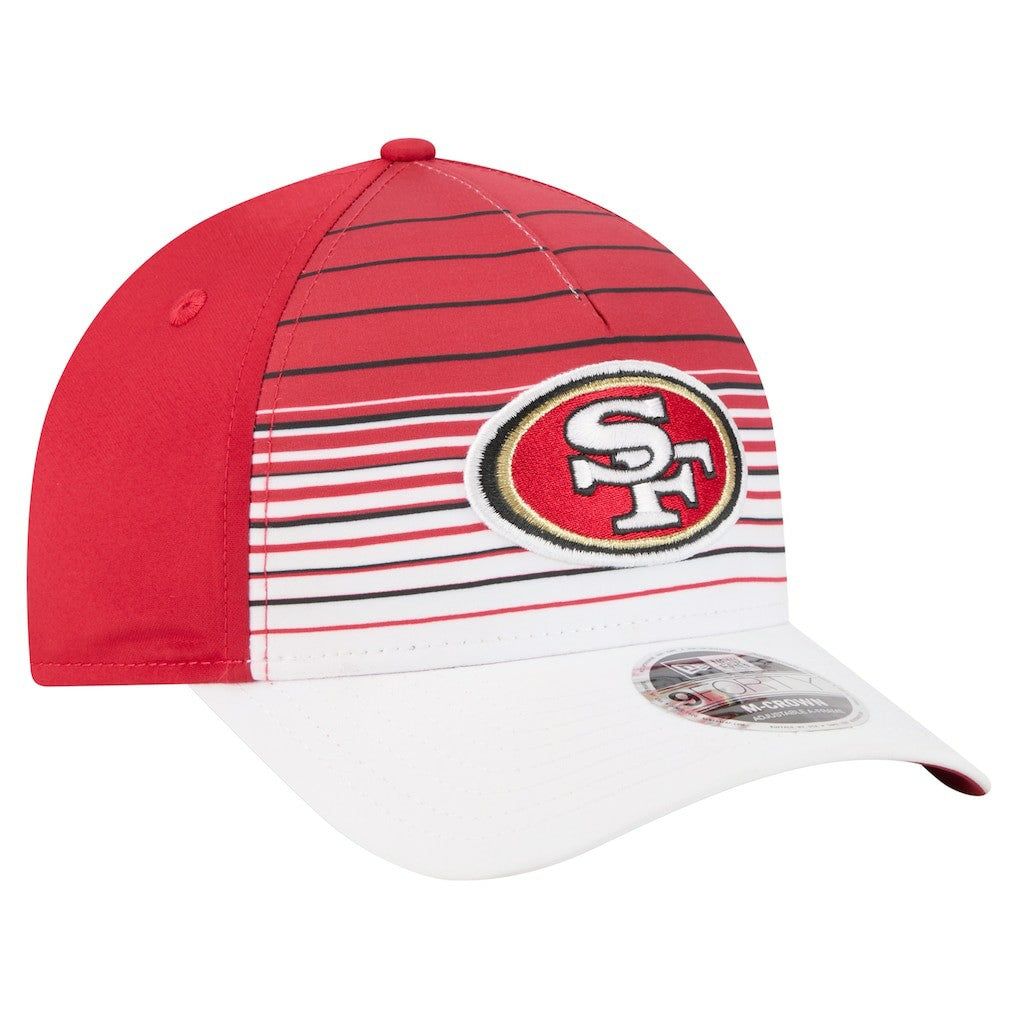San Francisco 49ers New Era Adventure Gradient 9FORTY M-Crown A-Frame Adjustable Hat White/Scarlet