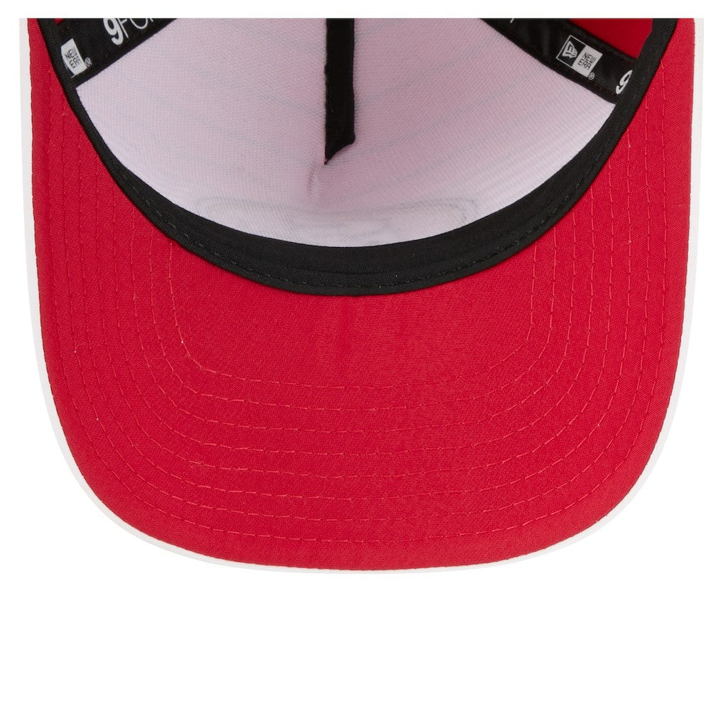 San Francisco 49ers New Era Adventure Gradient 9FORTY M-Crown A-Frame Adjustable Hat White/Scarlet