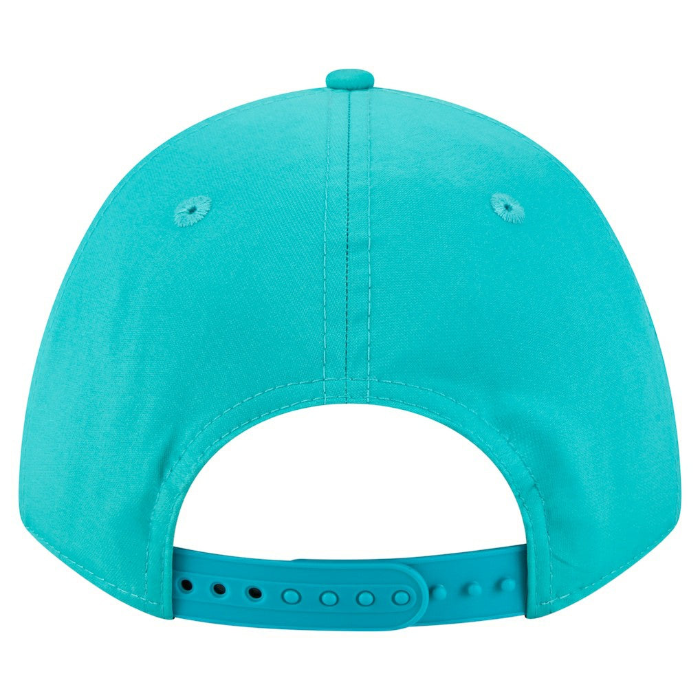 Miami Dolphins New Era Adventure Gradient 9FORTY M-Crown A-Frame Adjustable Hat White/Aqua