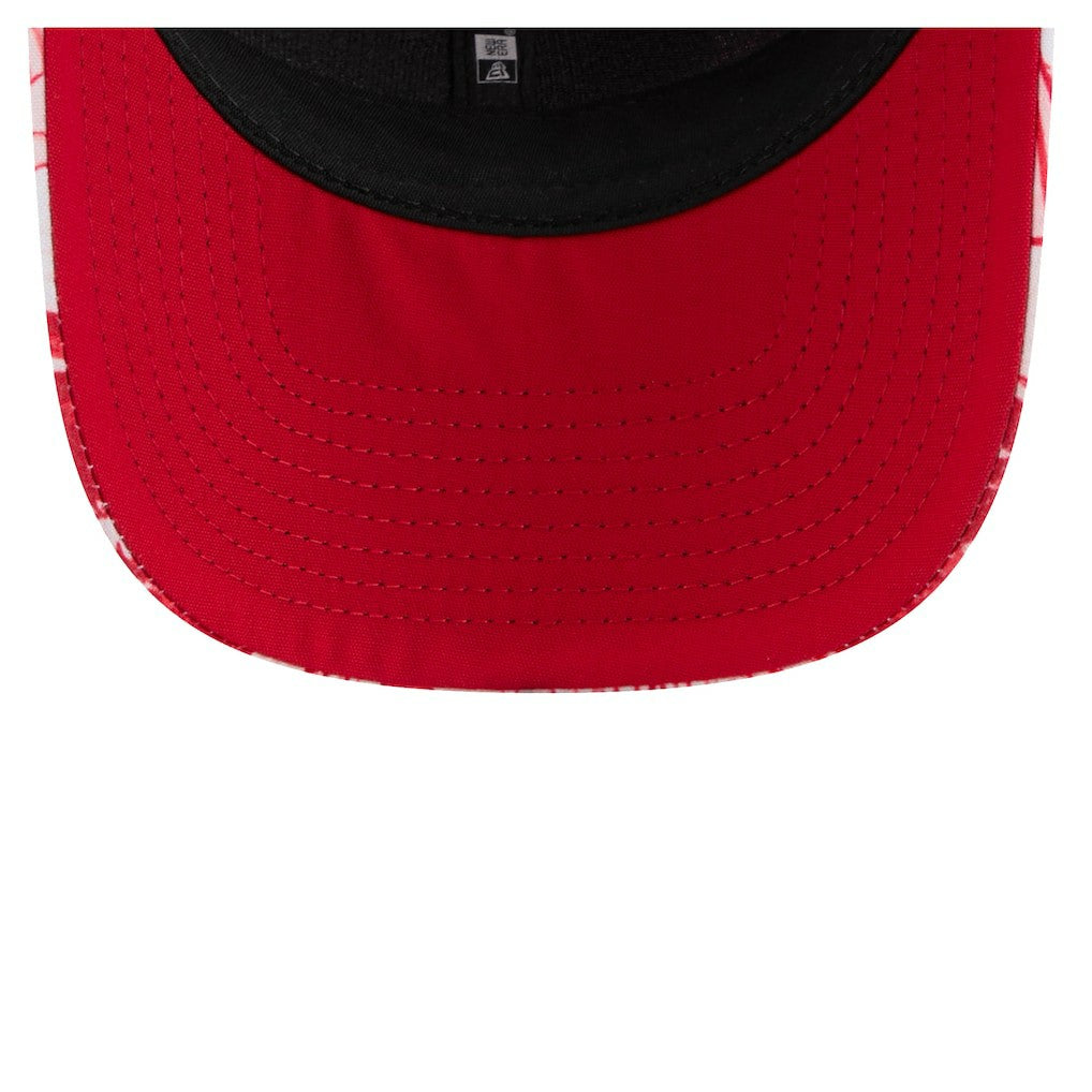 San Francisco 49ers New Era Hula 9SEVENTY Adjustable Trucker Hat Scarlet