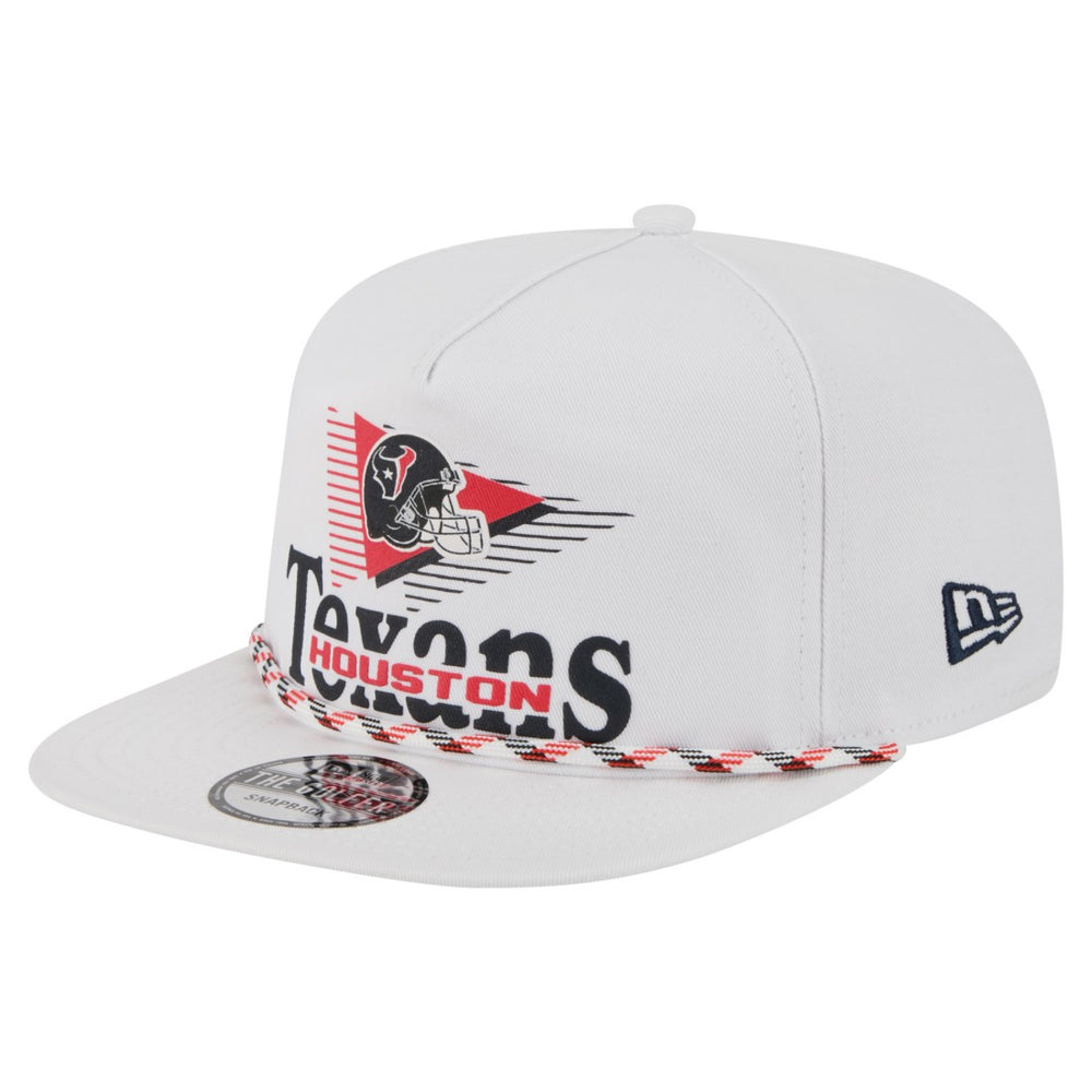 Houston Texans New Era Collide Golfer Snapback Hat White