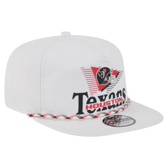 Houston Texans New Era Collide Golfer Snapback Hat White