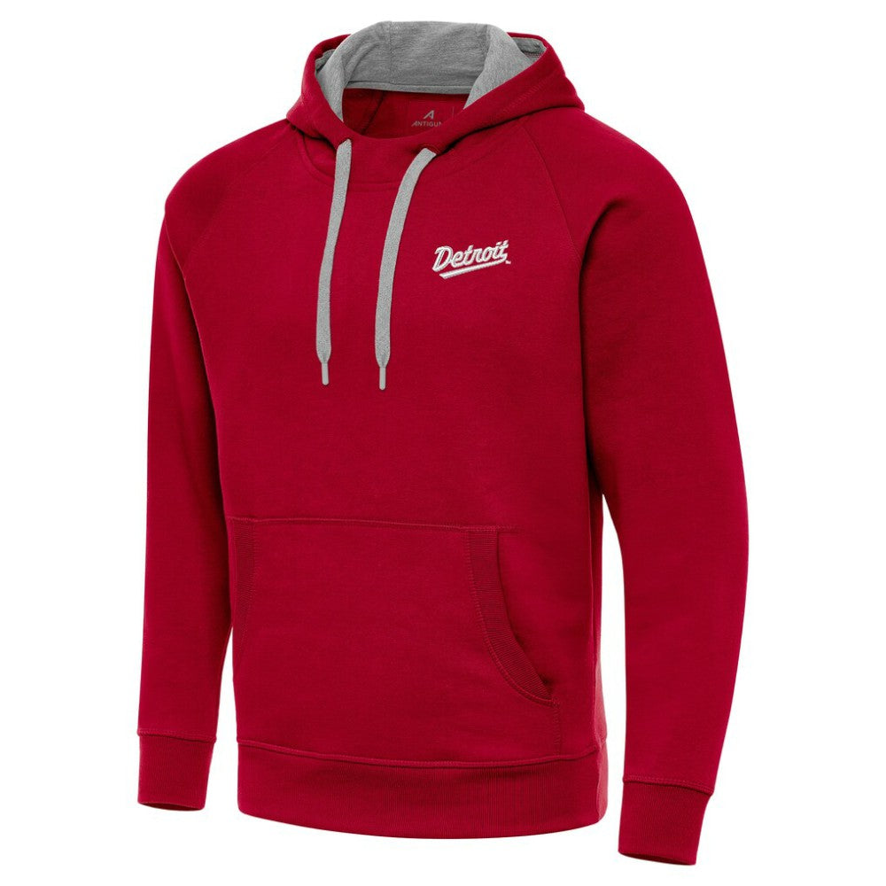 NHL Detroit Red Wings Antigua 2025 NHL Stadium Series Victory Pullover Hoodie - Red