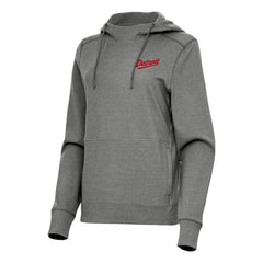 NHL Detroit Red Wings Antigua Women's 2025 NHL Stadium Series Justice Pullover Hoodie - Heather Black