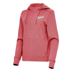 NHL Detroit Red Wings Antigua Women's 2025 NHL Stadium Series Justice Pullover Hoodie - Heather Red
