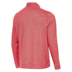 NHL Detroit Red Wings Antigua 2025 NHL Stadium Series Subtle Quarter-Zip Top - Heather Red