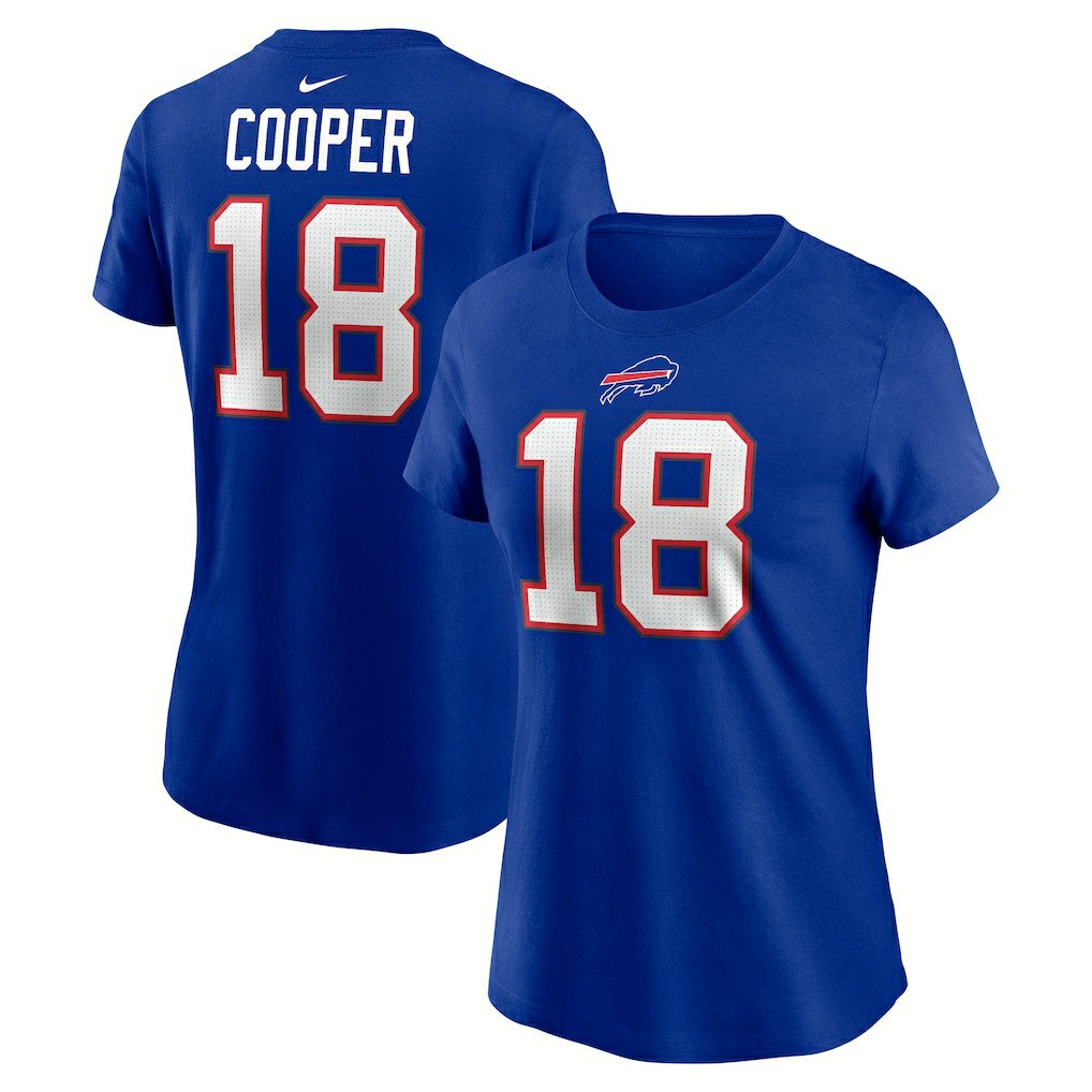 Amari Cooper Buffalo Bills Women's Player Name & Number T-Shirt Royal