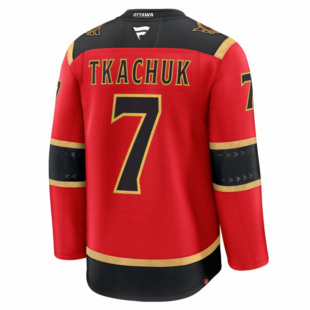 NHL Brady Tkachuk Ottawa Senators Fanatics Alternate Premium Jersey - Red