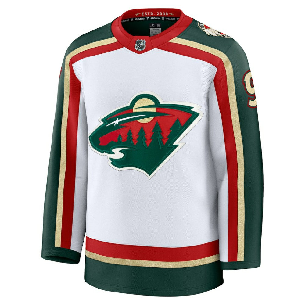 NHL Kirill Kaprizov Minnesota Wild Fanatics 25th Anniversary Premium Player Jersey - White