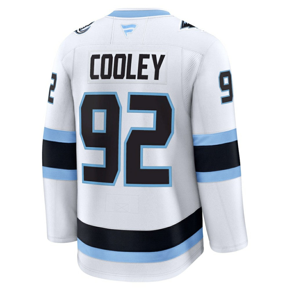 NHL Logan Cooley Utah Mammoth Fanatics Away Premium Player Jersey - White