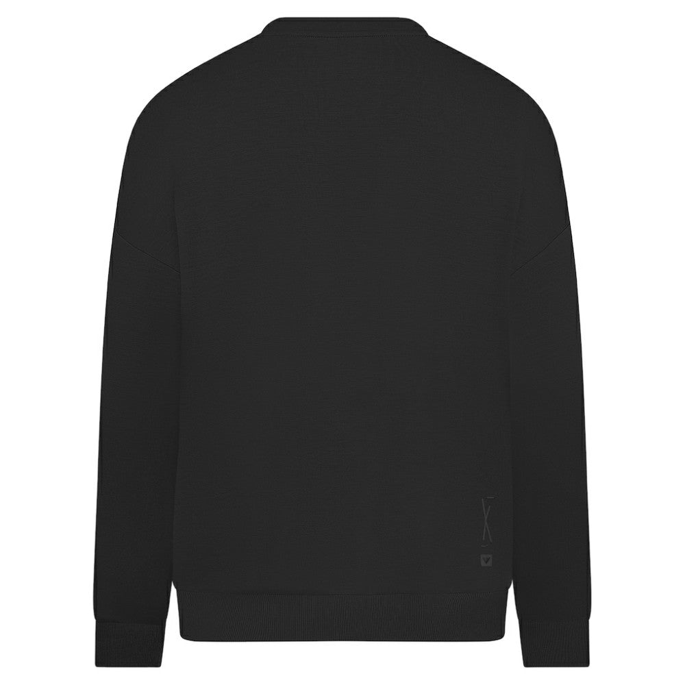 NHL Carolina Hurricanes Levelwear Luxe Signature Lineage Tri-Blend Pullover Sweatshirt - Black