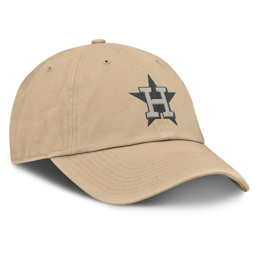Houston Astros Nike Club Adjustable Hat - Khaki Hats