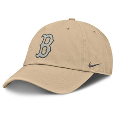 Boston Red Sox Nike Club Adjustable Hat - Khaki Hats