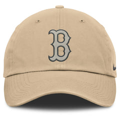 Boston Red Sox Nike Club Adjustable Hat - Khaki Hats