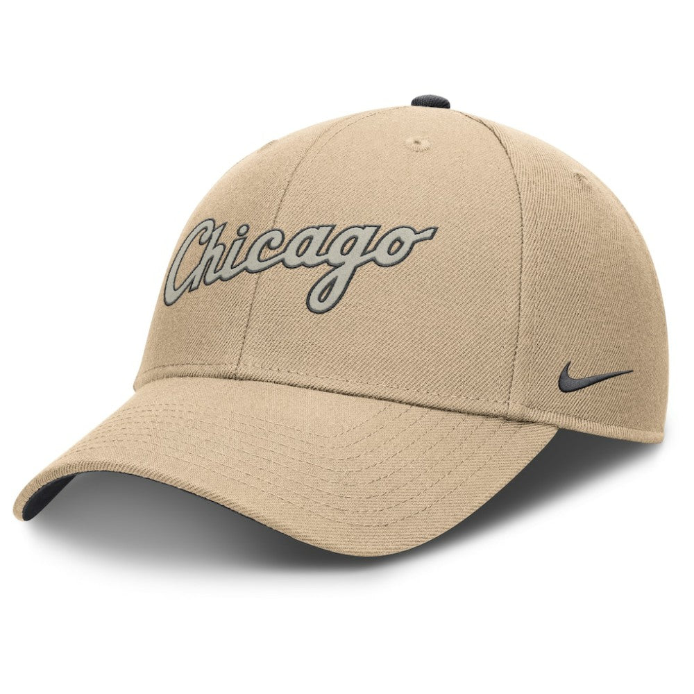 Chicago White Sox Nike Rise Adjustable Hat - Khaki Hats