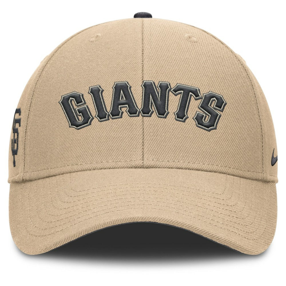 San Francisco Giants Nike Rise Adjustable Hat - Khaki Hats