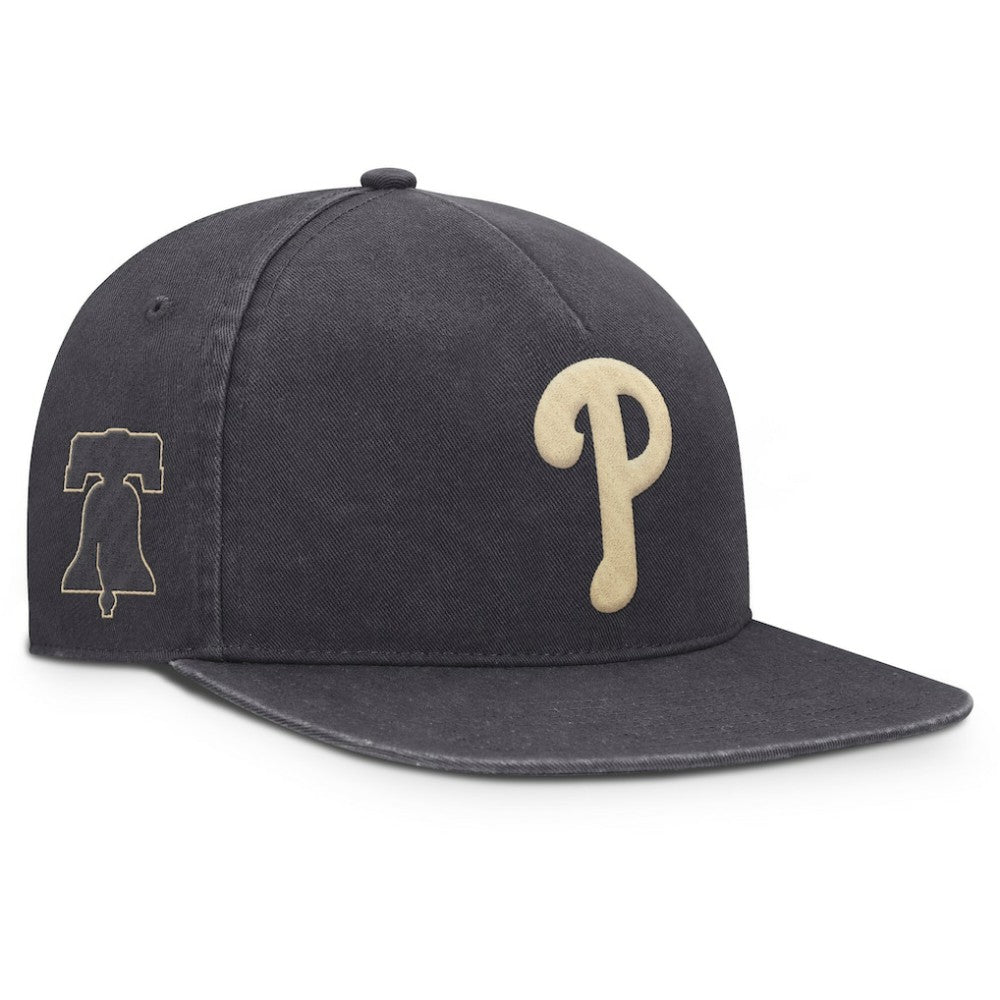 Philadelphia Phillies Nike Monotone Pro Adjustable Hat - Anthracite Hats