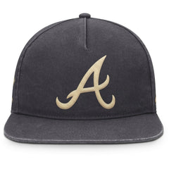 Atlanta Braves Nike Monotone Pro Adjustable Hat - Anthracite Hats