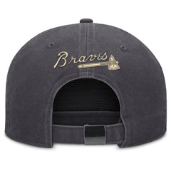 Atlanta Braves Nike Monotone Pro Adjustable Hat - Anthracite Hats