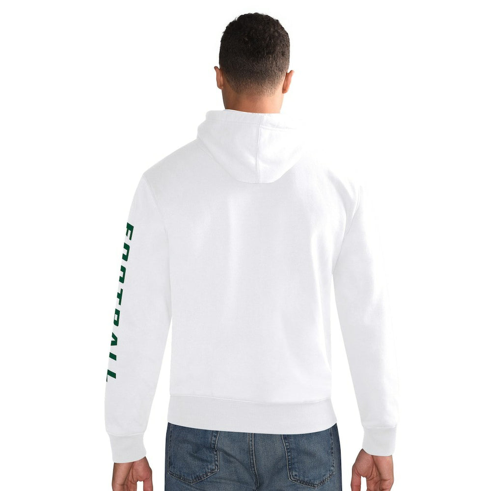 New York Jets Starter Vintage Pullover Hoodie White
