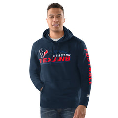 Houston Texans Starter Vintage Pullover Hoodie Navy