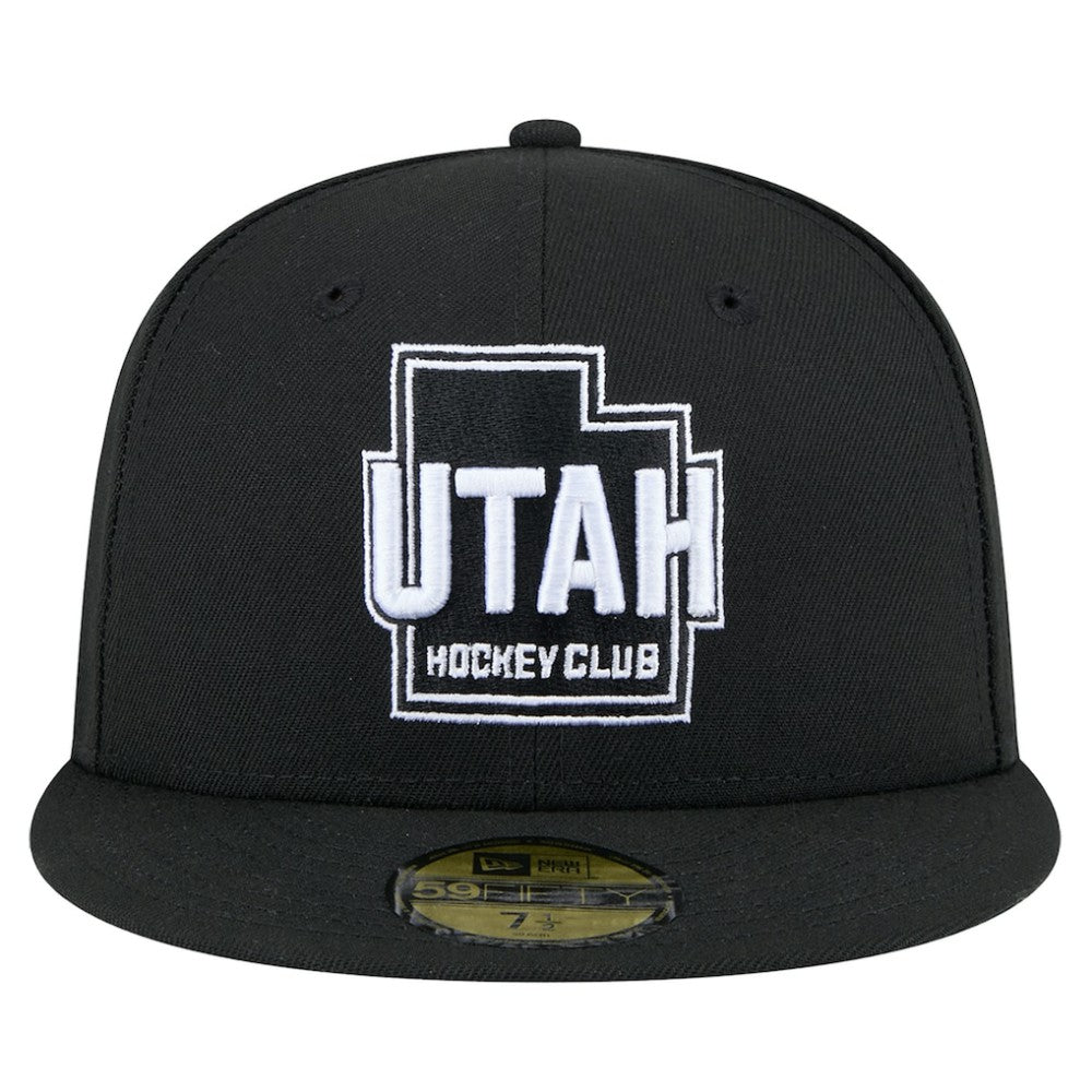 NHL Utah Mammoth New Era State Shape 1st Season 59FIFTY Fitted Hat - Black
